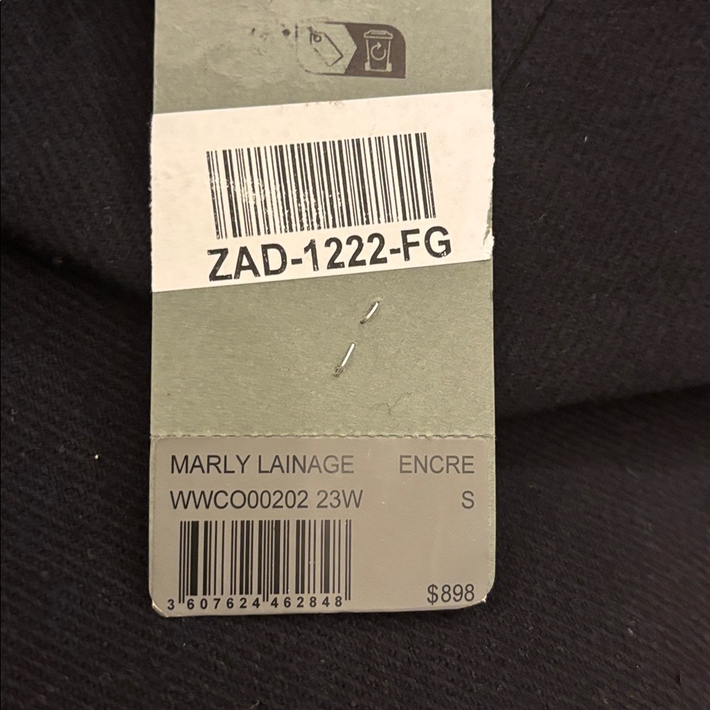 Zadig&Voltaire Marly Lainage Coat NWT - Picture 11 of 11